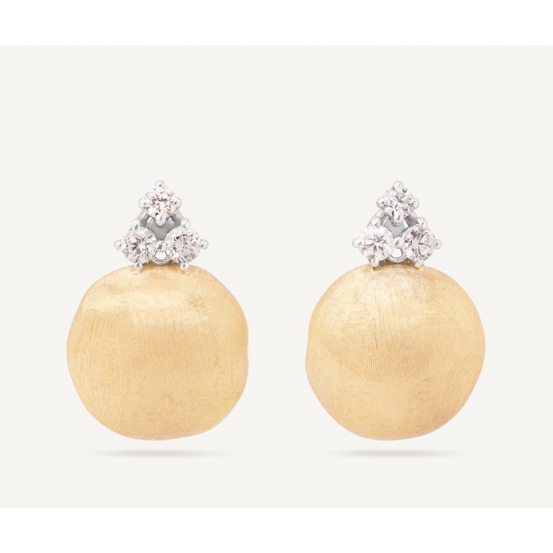 Marco Bicego - Orecchini A Lobo - Oro Giallo - Diamanti