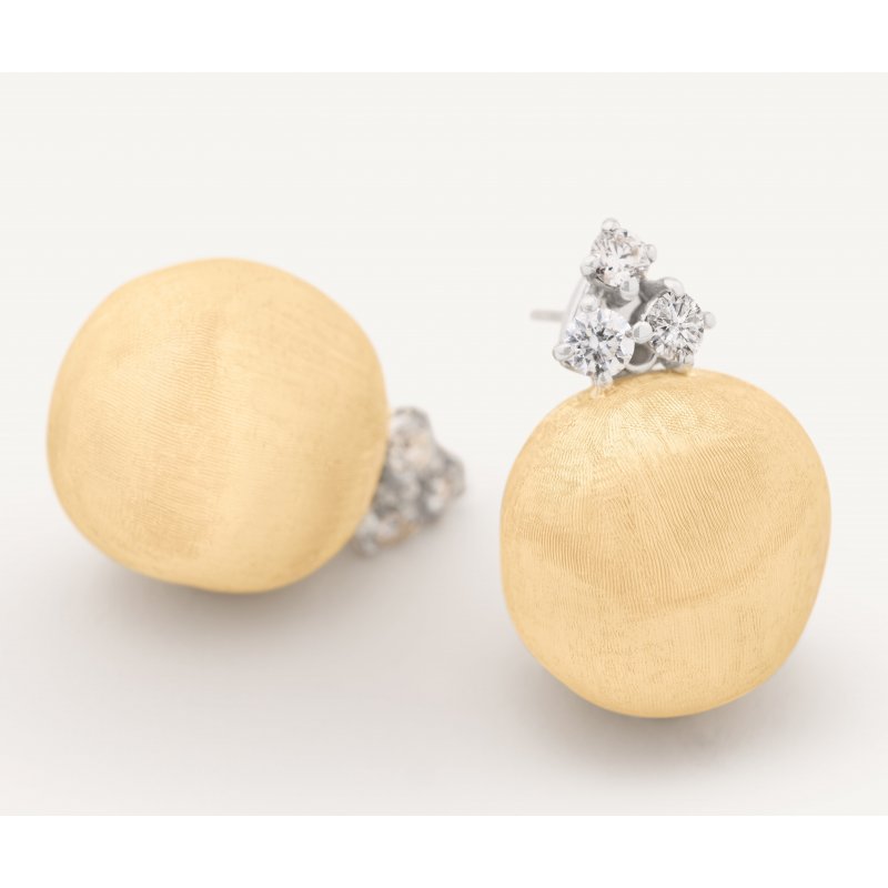 Marco Bicego - Orecchini A Lobo - Oro Giallo - Diamanti