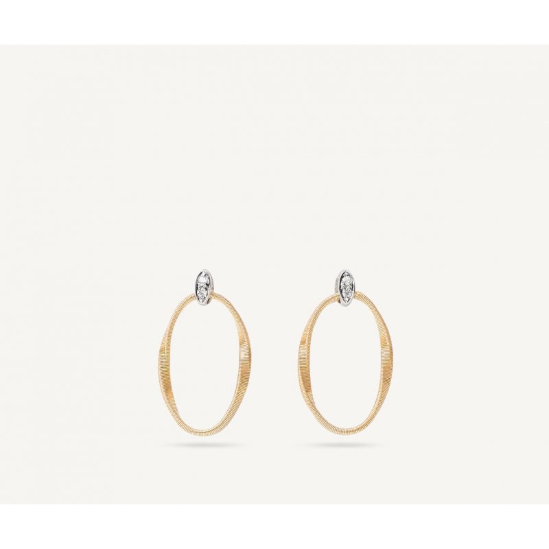 Marco Bicego - Orecchino A Lobo - Oro Giallo - Diamanti