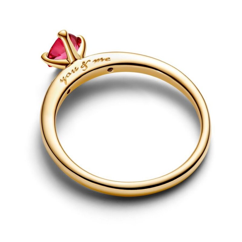 Solitario Cuore Rosso