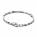 Bracciale con maglia geometrica