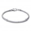 Bracciale con maglia geometrica