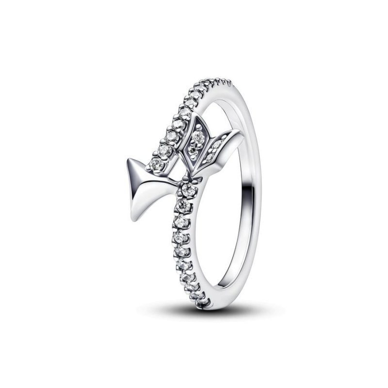 Anello Freccia d'Amore Scintillante