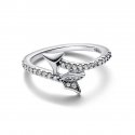 Anello Freccia d'Amore Scintillante