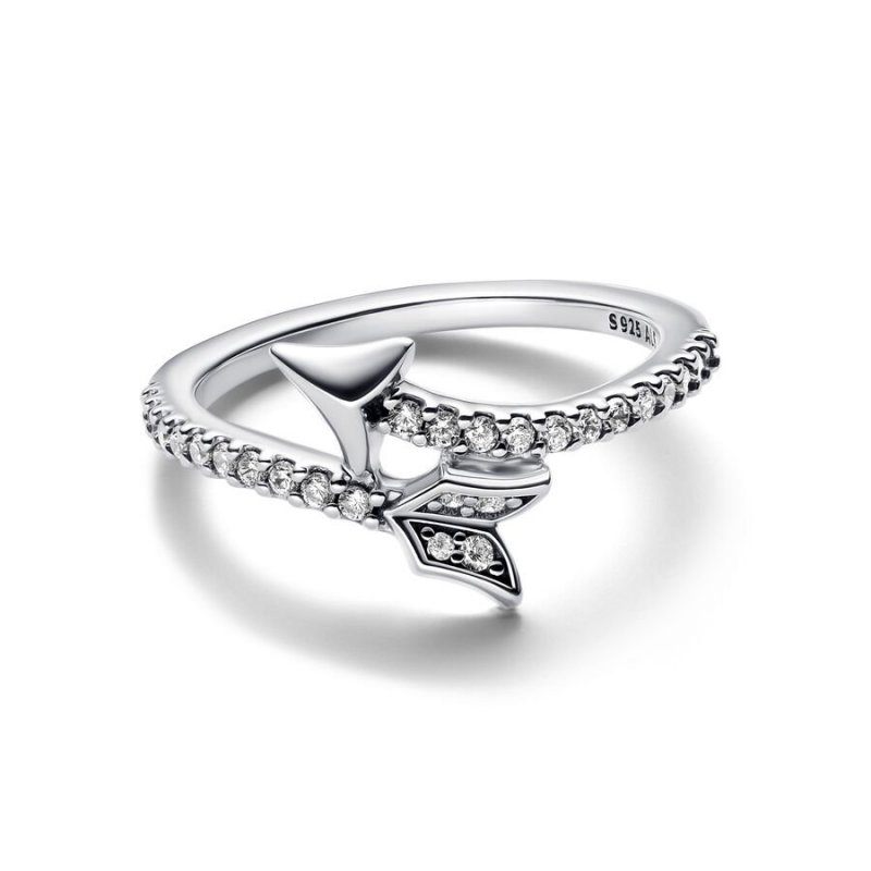 Anello Freccia d'Amore Scintillante