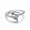 Anello Freccia d'Amore Scintillante