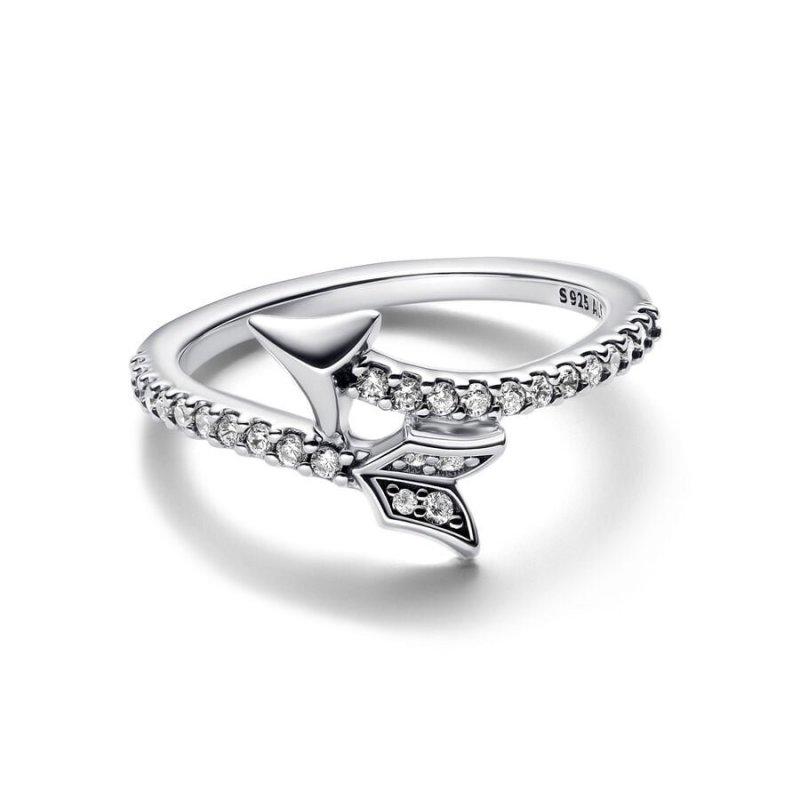 Anello Freccia d'Amore Scintillante