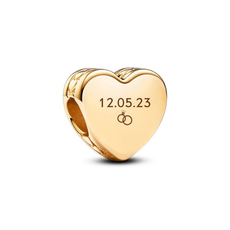 Charm Cuore da incidere