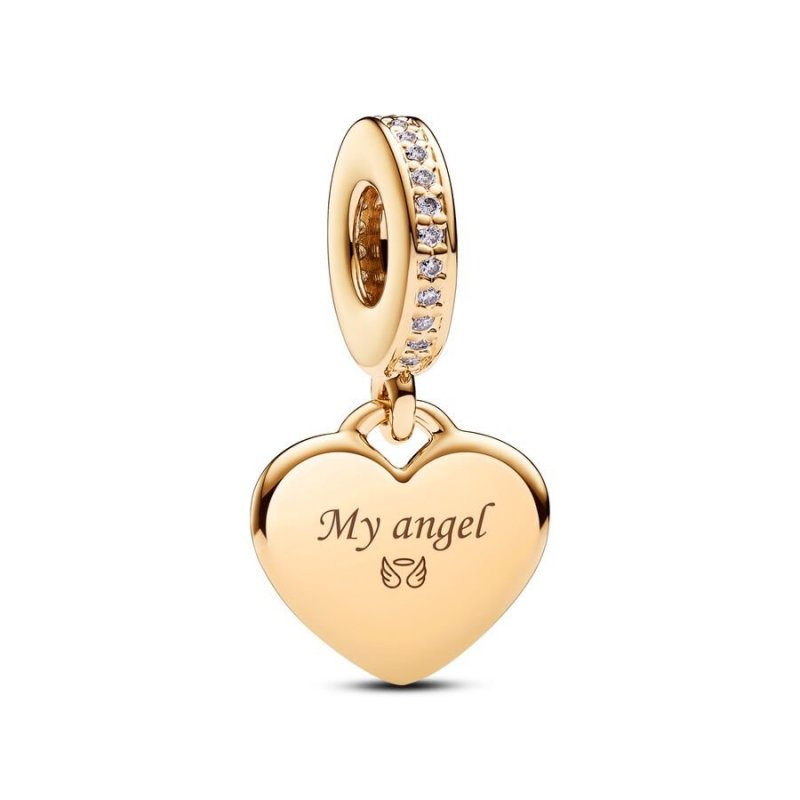 Charm Cuore Pendente da incidere