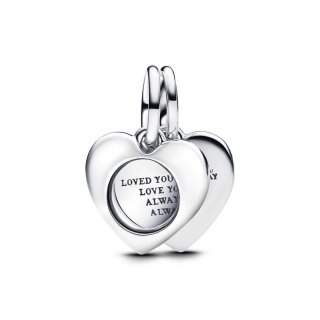 Pendente Cuore con lente di ingrandimento da incidere