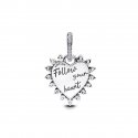 Pendente Cuore con Freccia Girevole