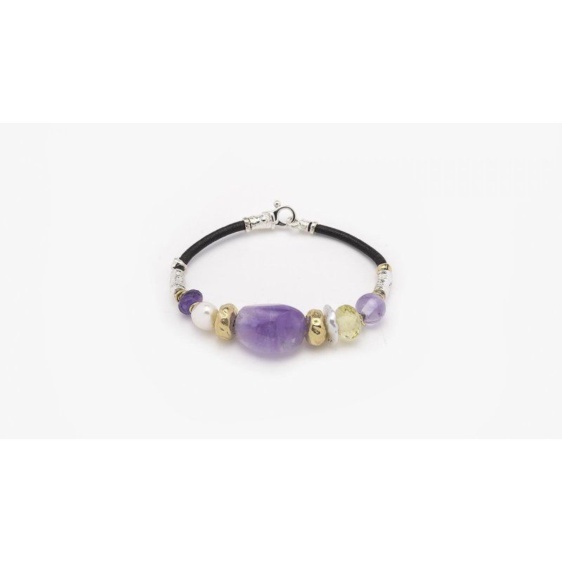 Misani - Bracciale B1046 - Cuoio E Oro