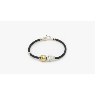 Misani - Bracciale B2170 - Cuoio - Oro E Argento