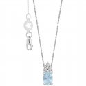 Collana Donna Gioielli Comete Momenti Acquamarina Glq 315