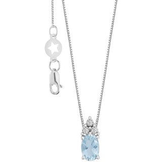 Collana Donna Gioielli Comete Momenti Acquamarina Glq 315