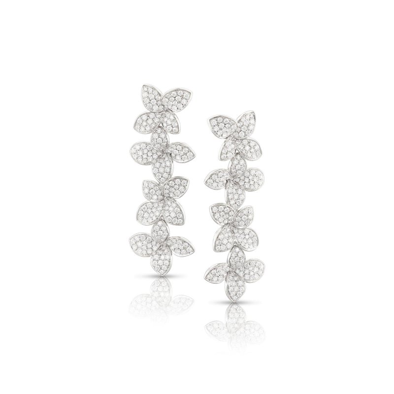 Pasquale Bruni - Orecchini Goddess Garden - Oro Bianco