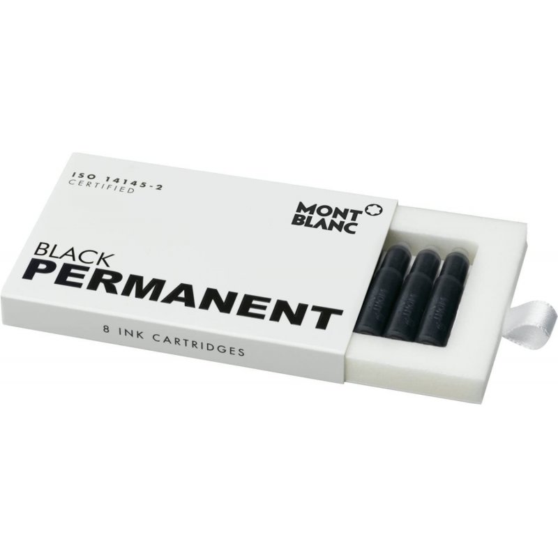 Montblanc - Cartucce Permanent Black - Nero
