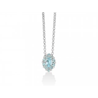 Miluna - Collana Gemma Del Cielo - Argento 925