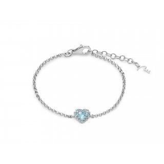 Miluna - Bracciale Gemma Cuore - Argento 925