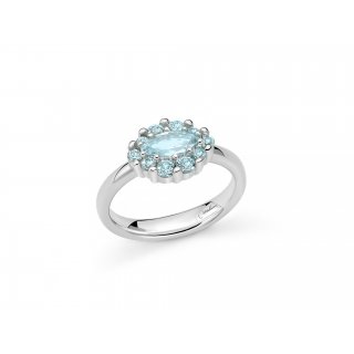 Miluna - Anello Gemma Del Cielo - Argento 925