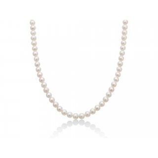 Miluna - Collana Perle Oriente - Oro Bianco