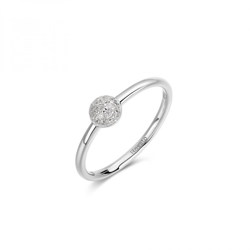 Rosato - Anello Argento - Bianca Collezione