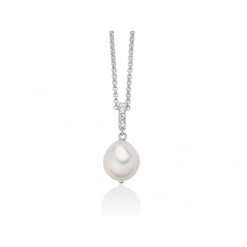 Miluna - Collana Perla Oriente - Argento 925