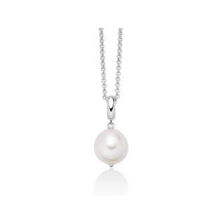 Miluna - Collana Perla Oriente - Argento 925