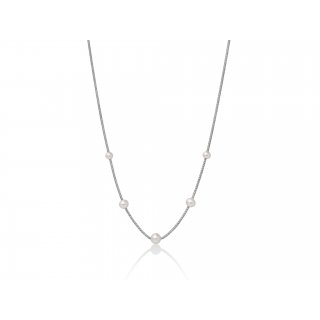 Miluna - Collana Perle Oriente - Argento 925