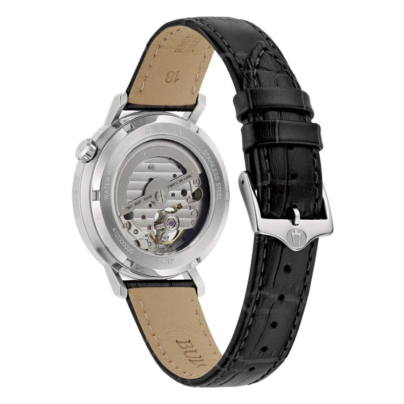Bulova - Aerojet Automatico - Acciaio - Pelle