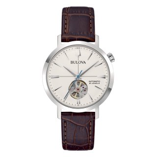 Bulova - Aerojet Automatic - Acciaio - Pelle