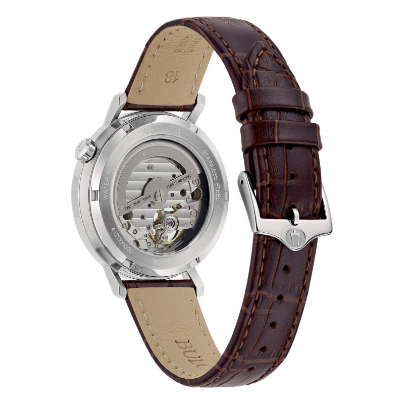 Bulova - Aerojet Automatic - Acciaio - Pelle