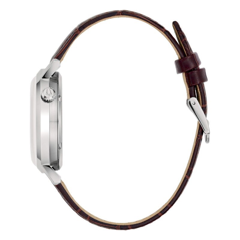 Bulova - Aerojet Automatic - Acciaio - Pelle