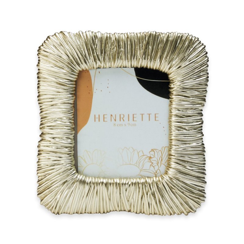 Henriette - Cornice Fili - Resina - Champagne
