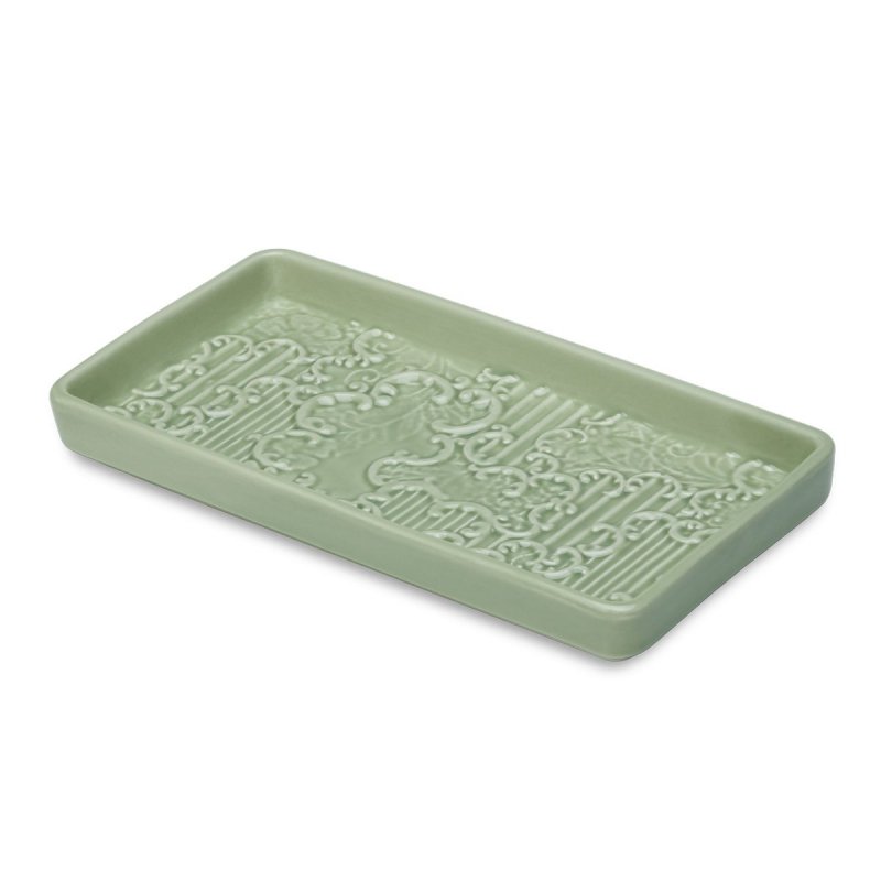 Henriette - Vassoio Dentelle - Ceramica - Celadon