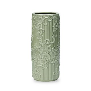 Henriette - Vaso Ceramica - Celadon - Dentelle