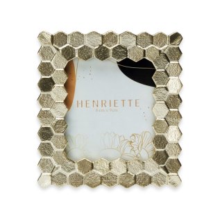 Henriette - Cornice Esagoni - Resina - Champagne