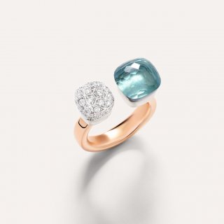 Pomellato - Anello Nudo - Topazio Azzurro