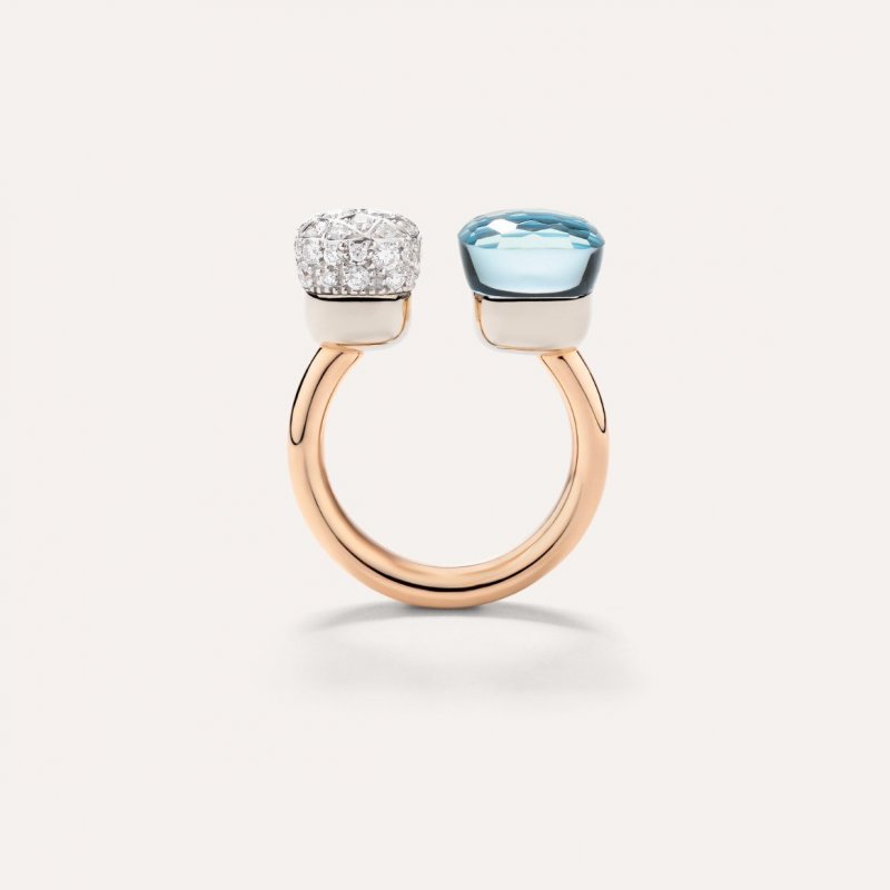 Pomellato - Anello Nudo - Topazio Azzurro
