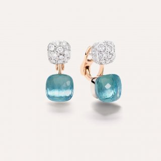 Pomellato - Orecchini Nudo - Topazio Azzurro