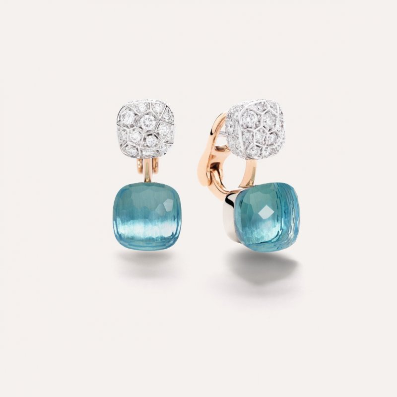 Pomellato - Orecchini Nudo - Topazio Azzurro