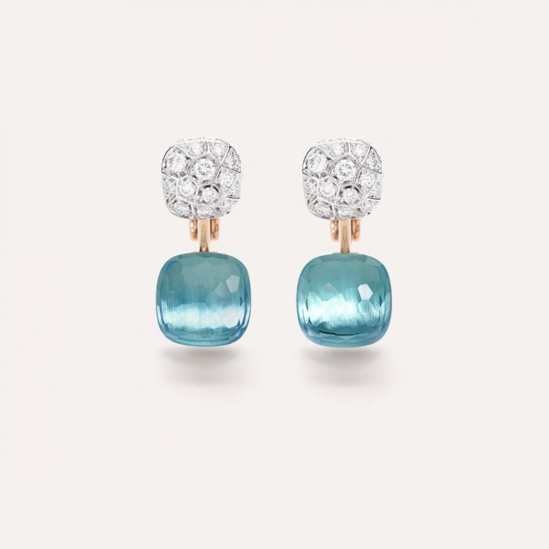 Pomellato - Orecchini Nudo - Topazio Azzurro