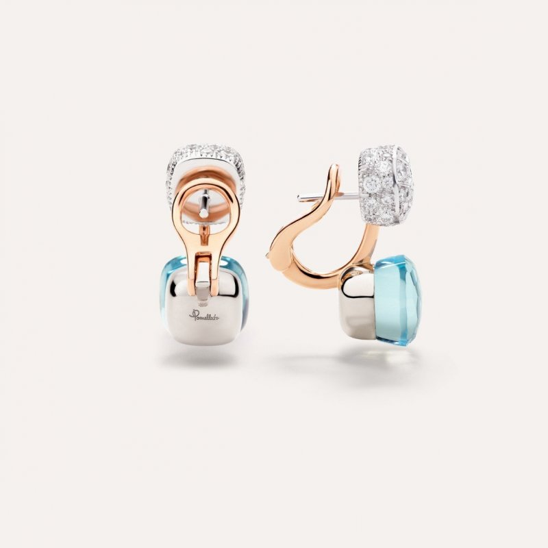 Pomellato - Orecchini Nudo - Topazio Azzurro