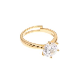 Ottaviani - Anello Dorato - Cubic Zirconia