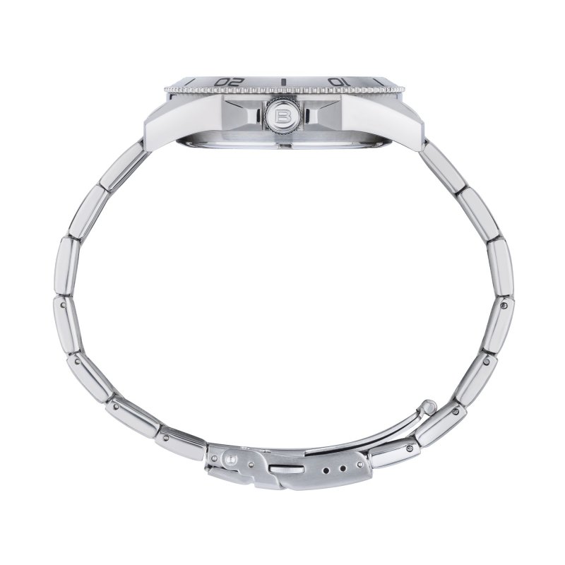 Breil Tribe - Multifunzione Gent 42 Mm - Acciaio - Bianco