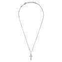 Breil Tribe - Collana Tag And Cross - Acciaio