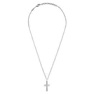 Breil Tribe - Collana Tag And Cross - Acciaio