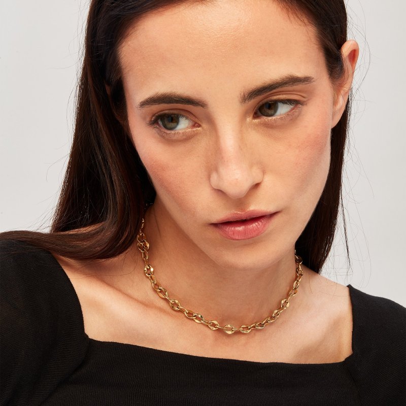 Breil Tribe - Collana Moor - Acciaio - Oro
