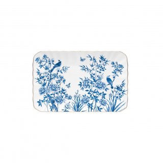 Easy Life - Piattino Paradise Garden - Porcellana - Blu