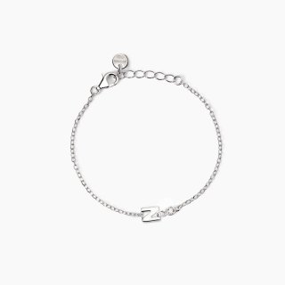 Mabina - Bracciale Neonato - Lettera N - Diamante